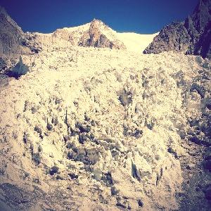 Glaciar de Mont Blanc